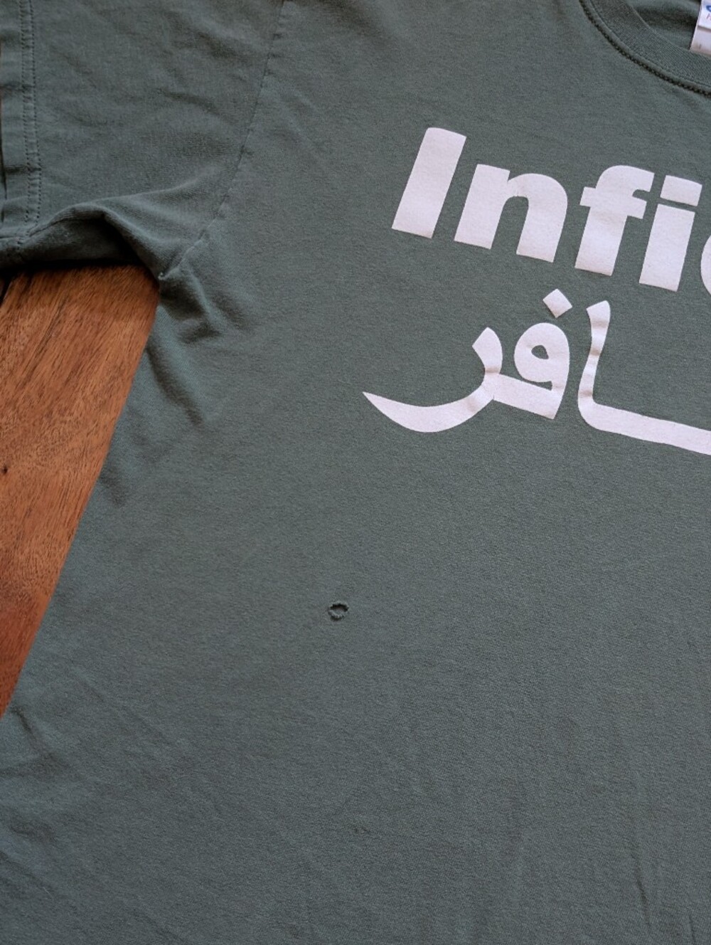 Infidel Grunge Retro Military T-shirt (M) - Picture 6 of 8